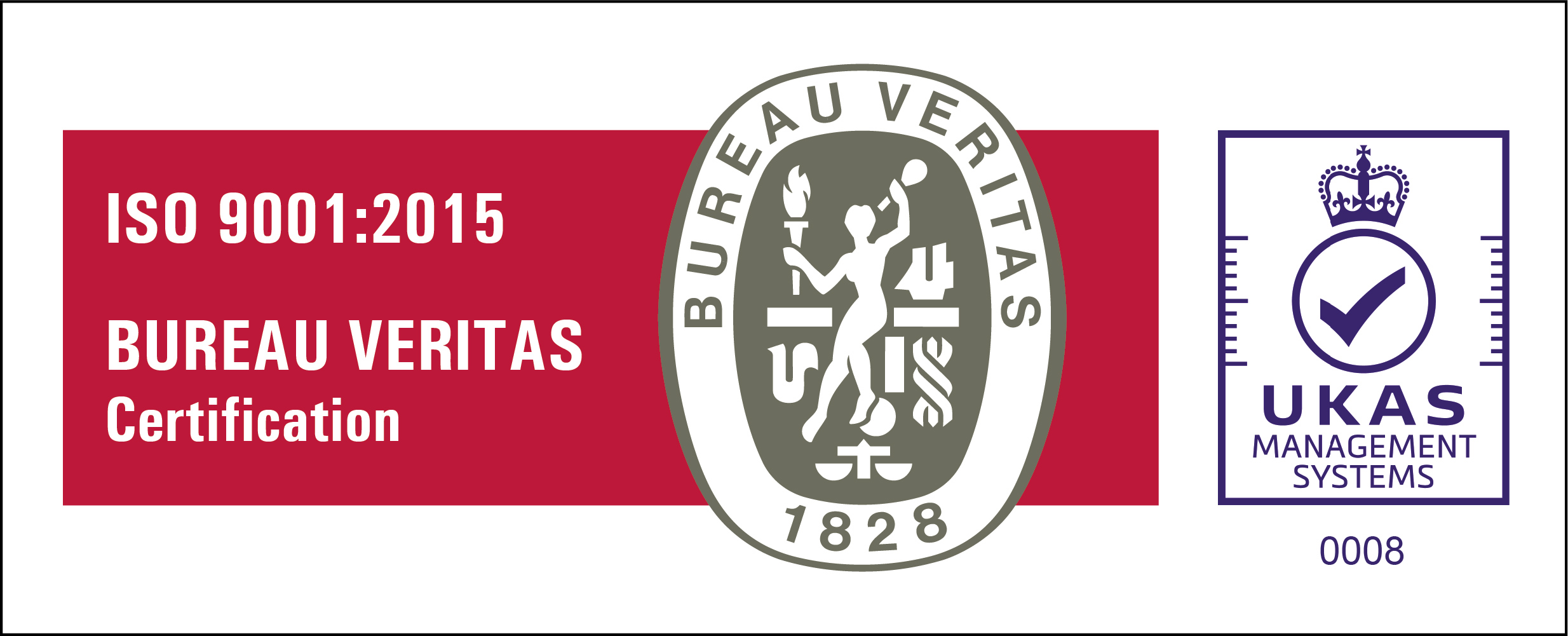 Bureau Veritas UKAS ISO 9001:2015 certification
